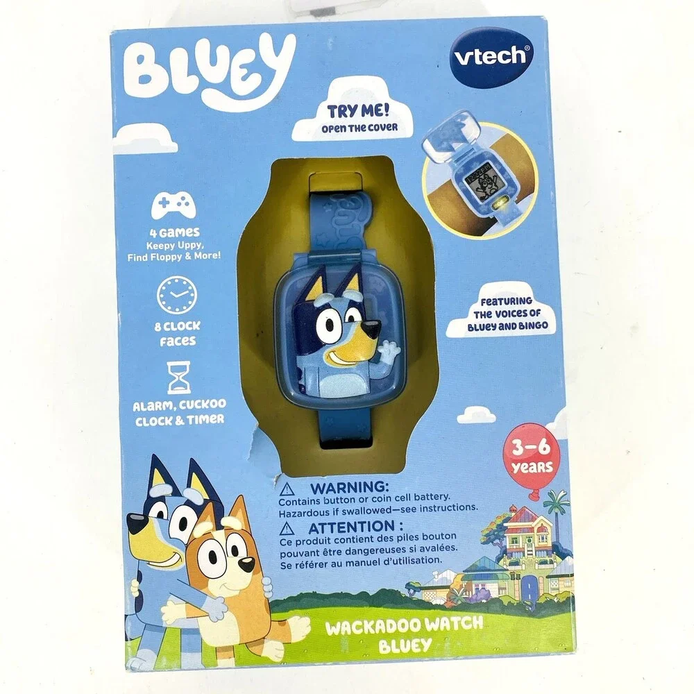 VTech Bluey Wackadoo Watch Flip Up Toy NEW Sealed 80-554500 Interactive